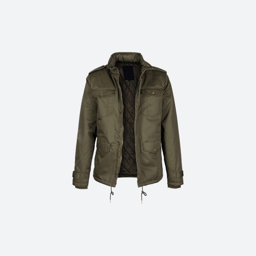 Dark Olive Padded Jacket